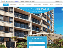 Tablet Screenshot of princesspalm.com.au